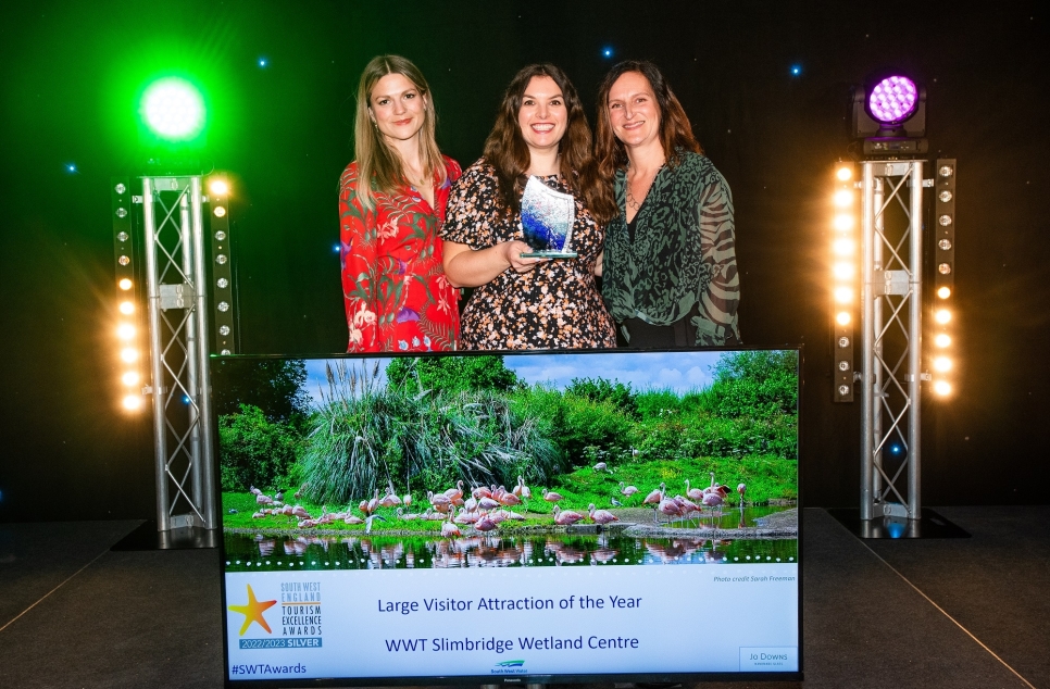 Slimbridge wins double Silver at South West Tourism Awards
